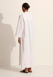 Relaxed Djellaba - White - Matteau